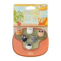 Novelty Stick-On Cable Dots 6-Pack
