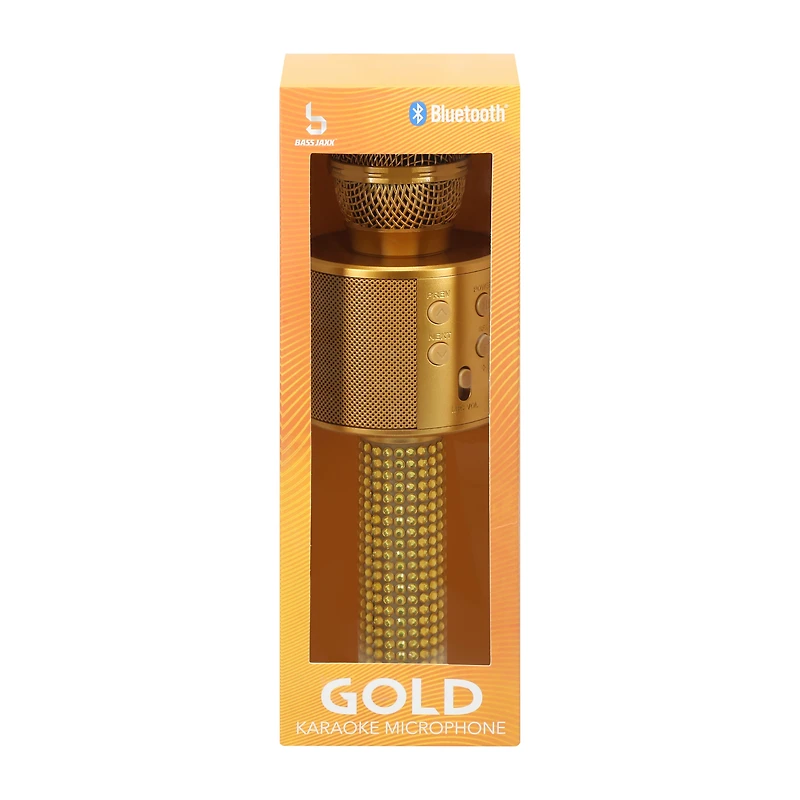 Gold Karaoke Microphone