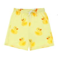 Young Mens Printed Swim Trunks
