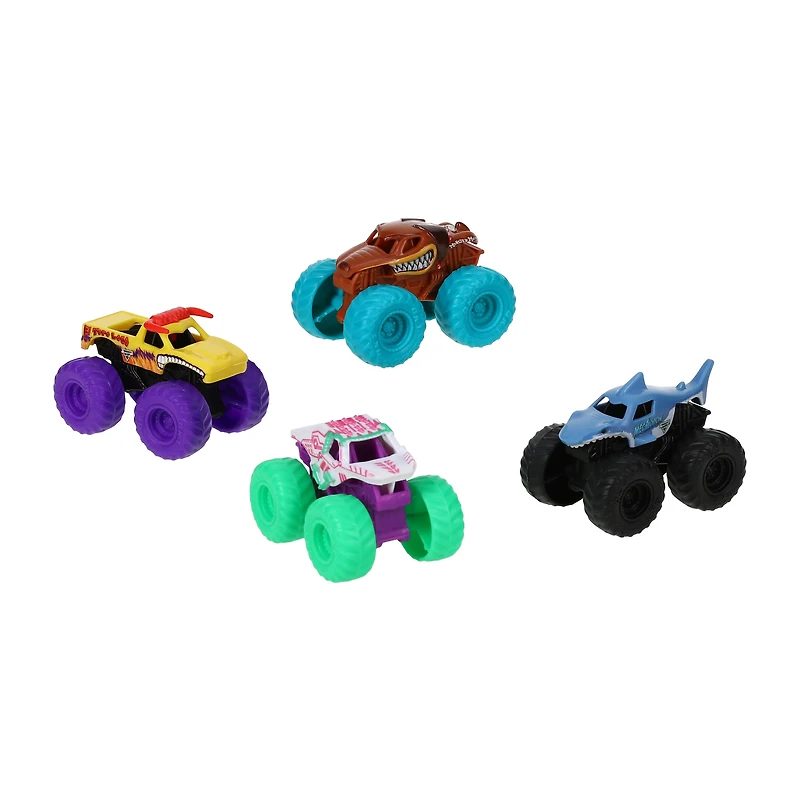 Monster Jam Toy Set 4-Pack