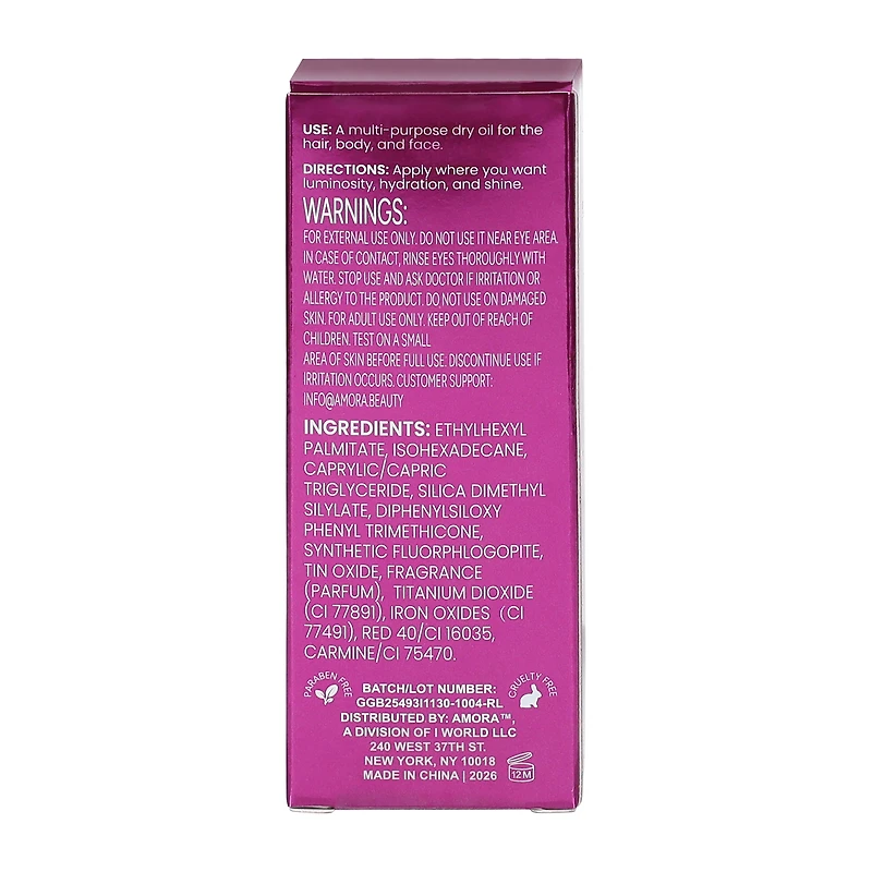 Mini Amora Glow™ Dry Oil 1oz