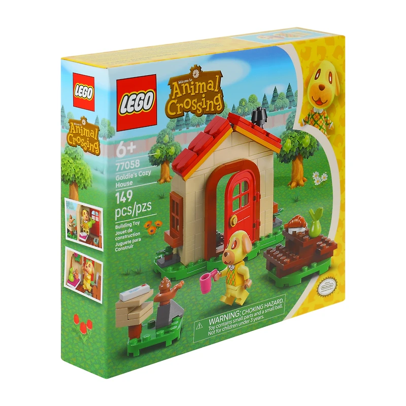 LEGO® Animal Crossing Goldie's Cozy House Building Toy Set