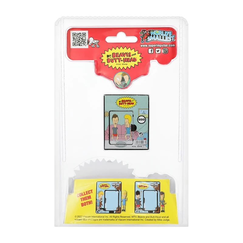 World's Smallest® Micro Figures™ MTv Beavis And Butt-Head Micro Action Figure (Styles May Vary)
