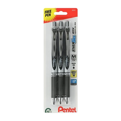 Pentel® Energel RTX Liquid Gel Pen 4-Pack