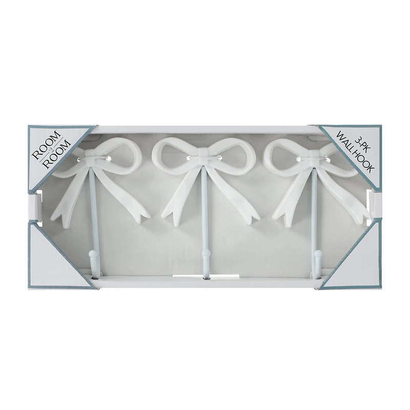 3-Pack Bow Wall Hooks