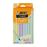 Bic® Cristal Pastel Ball Pens 8-Pack