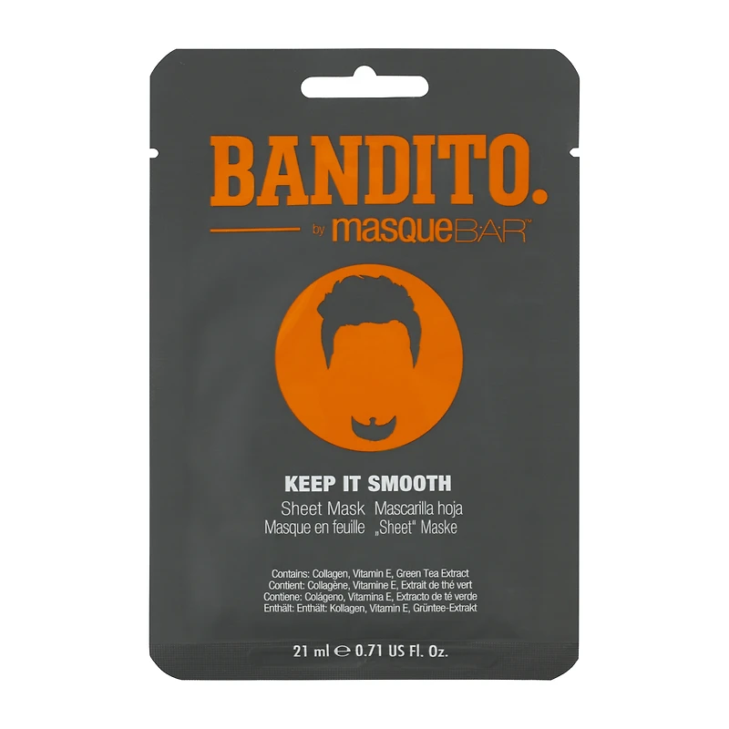 Bandito. By Masque B.A.R™ Keep It Smooth Sheet Mask 0.7oz