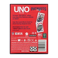 UNO® Fandom NFL Patriots Card Game