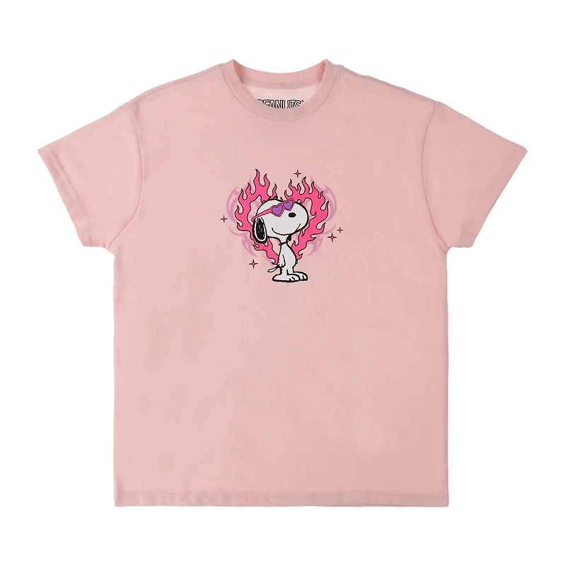 Peanuts® Snoopy Flame Hearts Graphic Tee