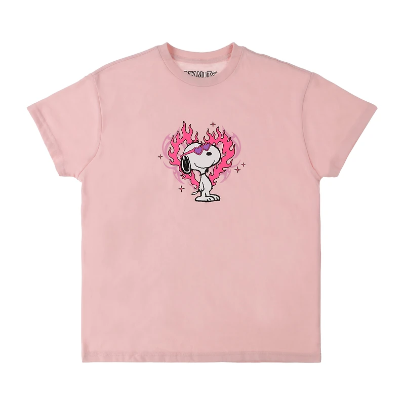 Peanuts® Snoopy Flame Hearts Graphic Tee