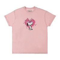 Peanuts® Snoopy Flame Hearts Graphic Tee
