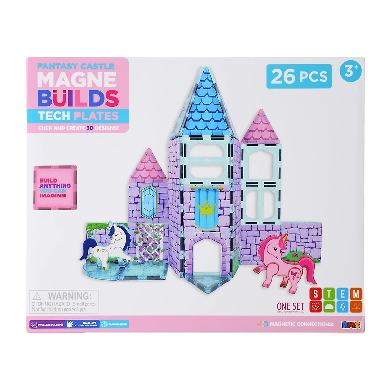 Magne Builds Tech Plates Build Set 26-Pieces