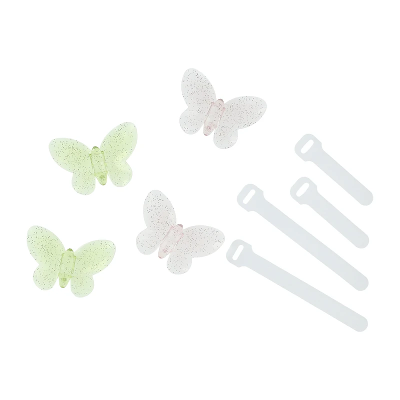 Bass Jaxx™ Butterfly Charms Headphones Accessories 4-Pack