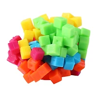 Stack N' Stick Blocks Mini Squishy Fidgets! Toy 125-Pack