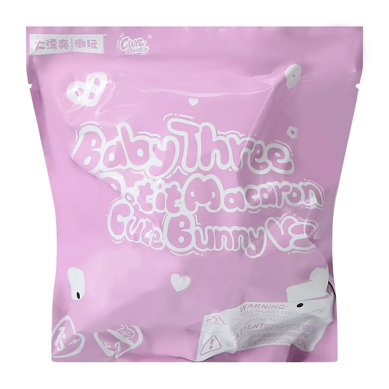 Baby Three Petit Macaron Cute Bunny V2 Toy (Styles May Vary)