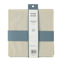 Linen Cube Storage Bins 2-Pack