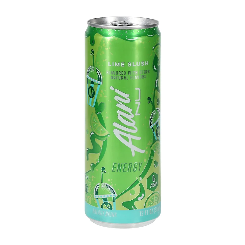 Alani Nu Lime Slush Energy Drink 12oz