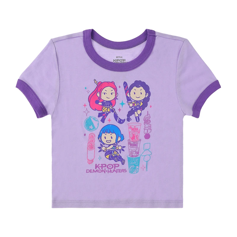 Juniors K-Pop Demon Hunters Girls Graphic Tee
