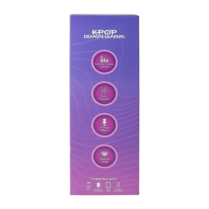 Netflix K-Pop Demon Hunters Bluetooth® Karaoke Microphone