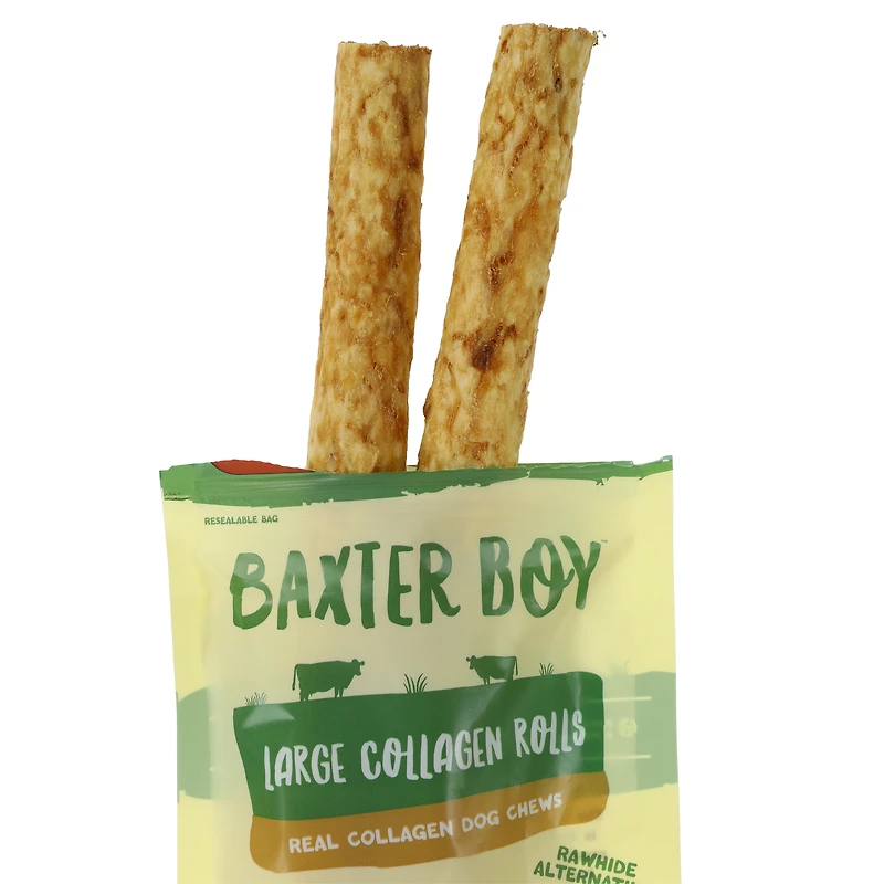 Baxter Boy™ Beef Large Collagen Rolls Dog Chews 2-Pack 4.3oz