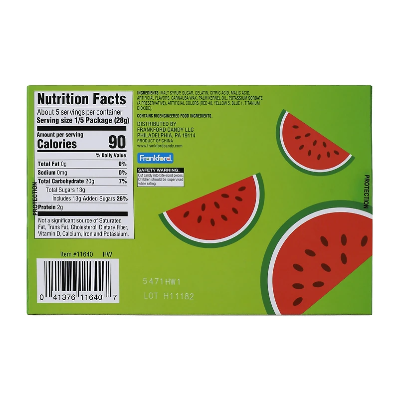 Gummy Watermelon Gummy Candy 5.3oz