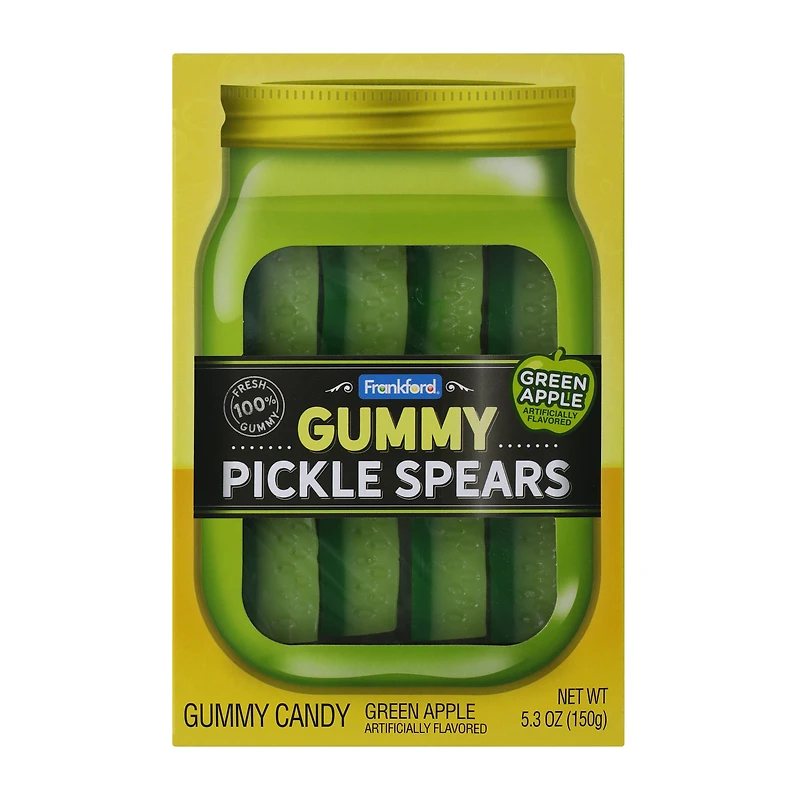 Gummy Pickle Spears Candy 5.3oz