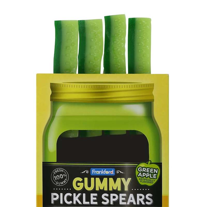 Gummy Pickle Spears Candy 5.3oz