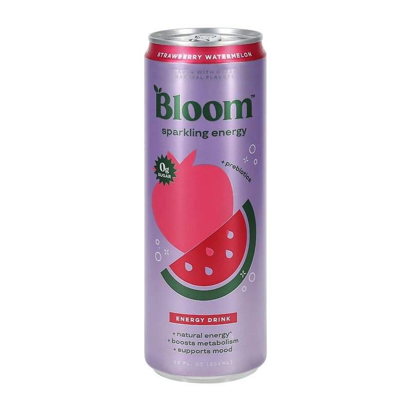 Bloom™ Strawberry Watermelon Sparkling Energy Drink 12oz