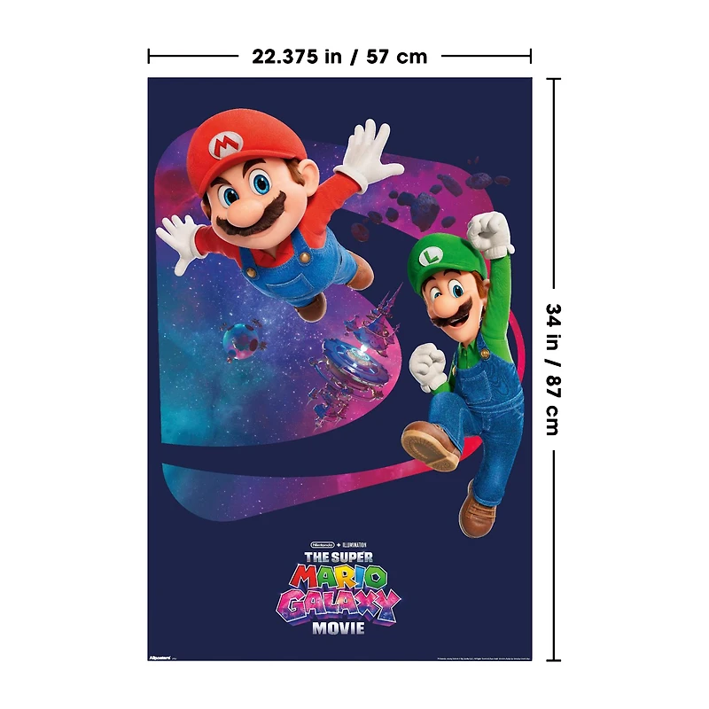 The Super Mario Galaxy Movie Posters 22inx34in