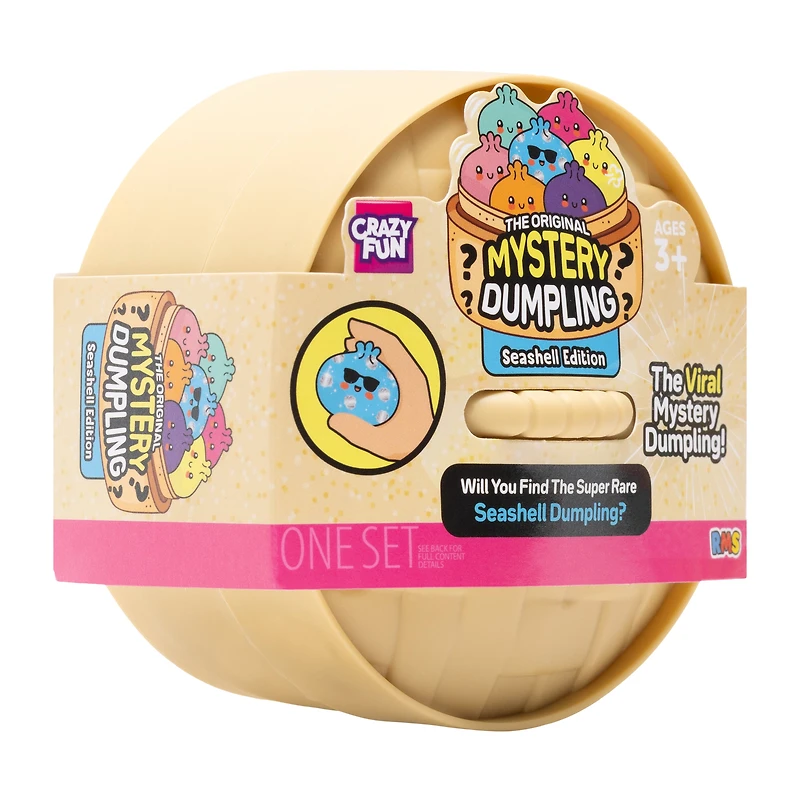 Crazy Fun® Mystery Seashell Squishy Bun Set