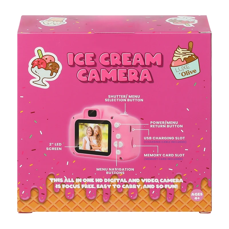 Luxe + Olive Ice Cream Digital Camera Set