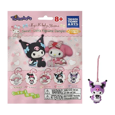 Twinchees My Melody x Kuromi Sweet Lolita Figurine Dangler (Styles May Vary)
