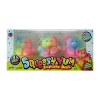 Squeesh Yum® Cupcake Bear 3-Pack