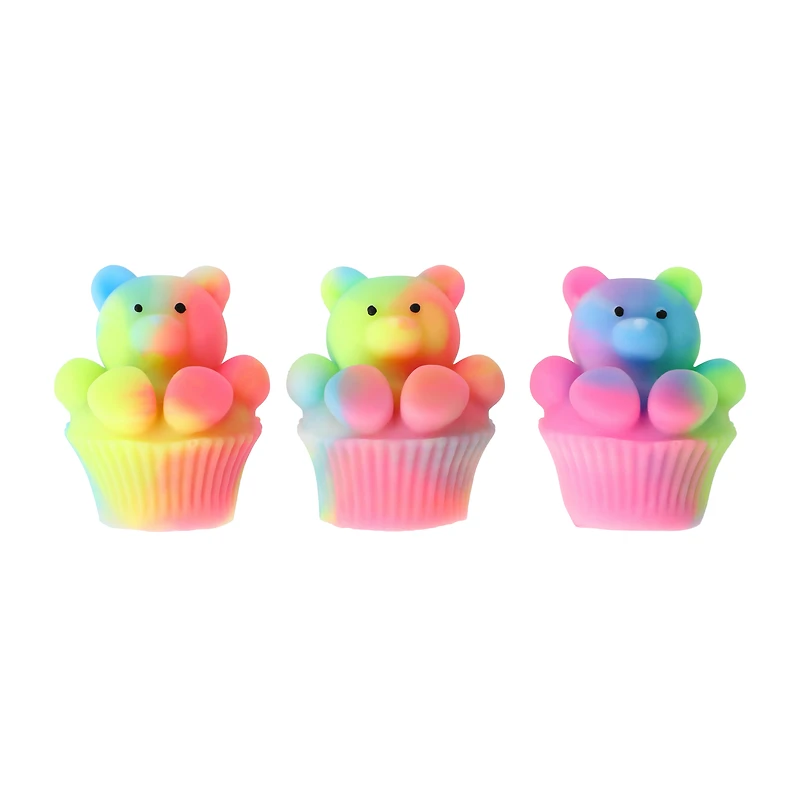 Squeesh Yum® Cupcake Bear 3-Pack