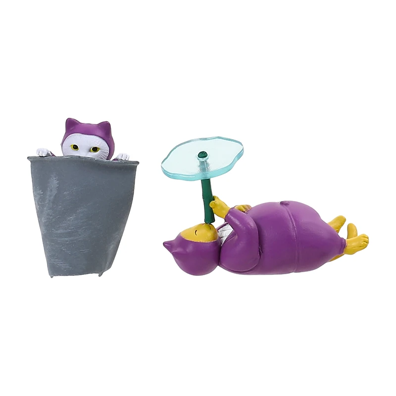 Ninja Cat Figurine Collectible (Styles May Vary)