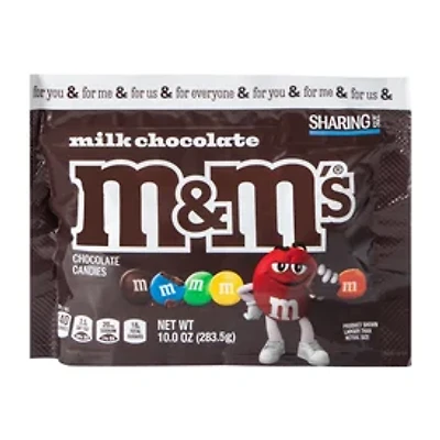 M&M's® Milk Chocolate Sharing Size Chocolate Candies 10oz