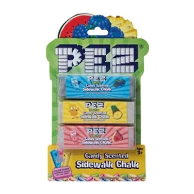Pez® Candy Scented Sidewalk Chalk 3-Pack