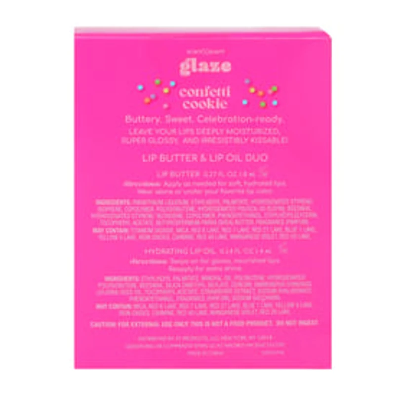 Glaze Cookie Confetti Lip Butter & Oil Duo Set