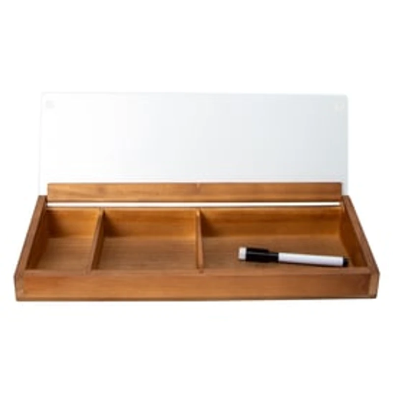 Desktop Dry Erase Organizer 13.9in x 4.75in