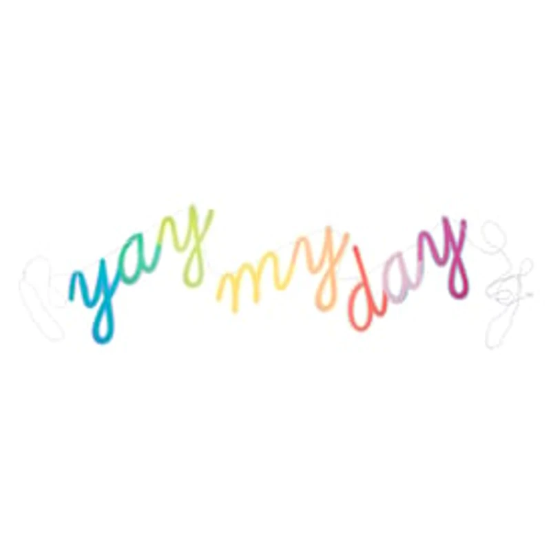 'Yay My Day' Party Banner 96in x 7.75in