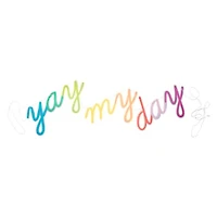 'Yay My Day' Party Banner 96in x 7.75in