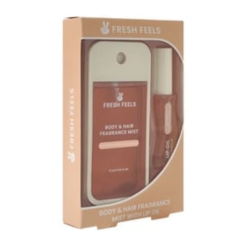 Fresh Feels Whipped Honey & Vanilla Body & Hair Fragrance Mist With Lip Oil