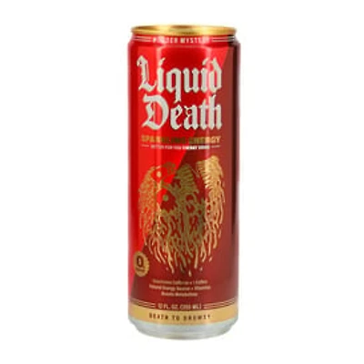 Liquid Death Murder Mystery Sparkling Energy Drink 12oz
