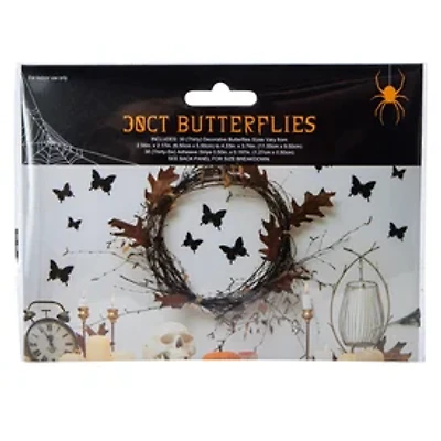 3D Butterflies Halloween Decor 30-Count