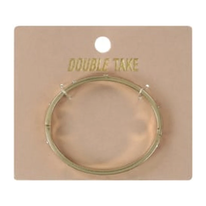 Double Take Heart Cuff Bracelet