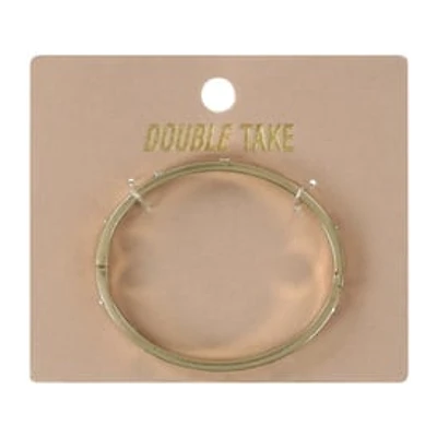 Double Take Heart Cuff Bracelet