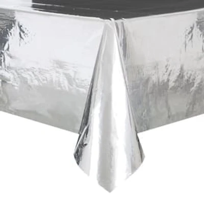 Silver Foil Table Cover 4.5ft x 9ft