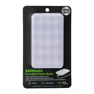 Slim Rechargeable Print 5000mAh Power Bank