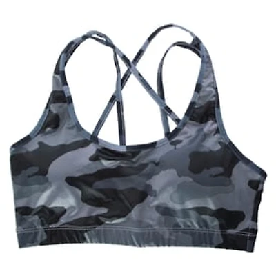 Camo Strappy Sports Bra