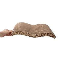 Leopard Print Wave Cat Scratcher